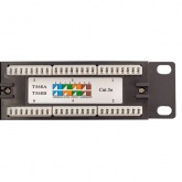 Патч-панель EKF Teracom 19'' Cat.5E 1U неэкранированная UTP 24 порта RJ-45 110 IDC