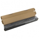 Кабельный органайзер EKF Teracom PRO с крышкой 19 1U пластиковый черный