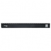 Кабельный органайзер EKF Teracom PRO с крышкой 19 1U пластиковый черный