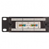 Патч-панель EKF Teracom PRO 19'' Cat.5E 1U неэкранированная UTP 24 порта RJ-45 Dual IDC