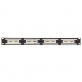 Патч-панель EKF Teracom PRO 19'' Cat.5E 1U неэкранированная UTP 24 порта RJ-45 Dual IDC