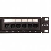 Патч-панель EKF Teracom PRO 19'' Cat.5E 1U неэкранированная UTP 24 порта RJ-45 Dual IDC