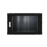 Шкаф настенный EKF 19 TERACOM PRO 6U 600х450 мм дверь стеклянная с замком-ручкой чёрный