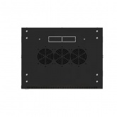 Шкаф настенный EKF 19 TERACOM PRO 6U 600х450 мм дверь стеклянная с замком-ручкой чёрный