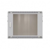 Шкаф настенный EKF 19 TERACOM PRO 6U 600х450 мм дверь стеклянная с замком-ручкой серый