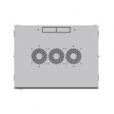 Шкаф настенный EKF 19 TERACOM PRO 6U 600х600 мм дверь стеклянная с замком-ручкой серый