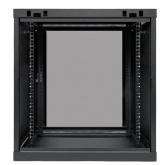 Шкаф настенный EKF 19 TERACOM PRO 12U 600х450 мм дверь стеклянная с замком-ручкой чёрный