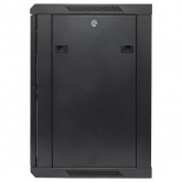 Шкаф настенный EKF 19 TERACOM PRO 12U 600х450 мм дверь стеклянная с замком-ручкой чёрный