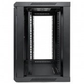 Шкаф настенный EKF 19 TERACOM PRO 12U 600х450 мм дверь стеклянная с замком-ручкой чёрный