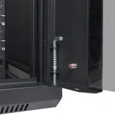 Шкаф настенный EKF 19 TERACOM PRO 12U 600х450 мм дверь стеклянная с замком-ручкой чёрный