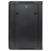 Шкаф настенный EKF 19 TERACOM PRO 12U 600х600 мм дверь стеклянная с замком-ручкой чёрный