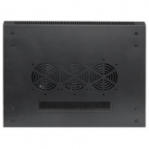 Шкаф настенный EKF 19 TERACOM PRO 12U 600х600 мм дверь стеклянная с замком-ручкой чёрный