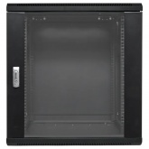 Шкаф настенный EKF 19 TERACOM PRO 12U 600х600 мм дверь стеклянная с замком-ручкой чёрный