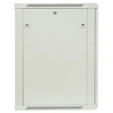 Шкаф настенный EKF 19 TERACOM PRO 15U 600х600 мм дверь стеклянная с замком-ручкой серый