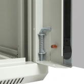 Шкаф настенный EKF 19 TERACOM PRO 15U 600х600 мм дверь стеклянная с замком-ручкой серый