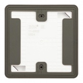 Розетка с заземлением открытой установки ЭРА Эксперт 11-2502-01 2P+E 16А шторки IP55 белый