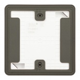 Розетка с заземлением открытой установки ЭРА Эксперт 11-2501-01 2P+E 16А IP55 белый