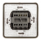 Переключатель скрытой установки ЭРА Эксперт 11-1523-01 10А IP55 белый