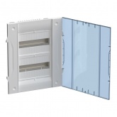 Щит встраиваемый пластиковый ИЭК KREPTA 5 ЩРВ-П-24 24 модуля (2х12) с прозрачной дверкой IP40