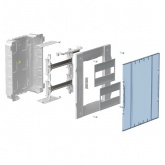 Щит встраиваемый пластиковый ИЭК KREPTA 5 ЩРВ-П-24 24 модуля (2х12) с белой дверкой IP40