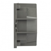 Люк в бетон ЭРА ОФИС 18-6002-03 с розеткой и установочной коробкой, под шестигранник IP66 серый