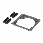 Комплект ЭРА 18-7001-03 для установки люка IP66 в фальш-пол (рамка + монтажные лапки) серый