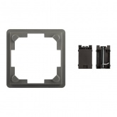 Комплект ЭРА 18-7001-03 для установки люка IP66 в фальш-пол (рамка + монтажные лапки) серый