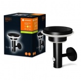 Светильник Endura Led Style Solar Sensor Wall 2Circle 6W 3000K 400Lm на солнечной батарее Black IP44