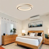 Светильник светодиодный управляемый накладной Feron AL5800 RING тарелка 80W 3000K-6500K белый