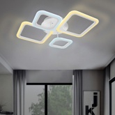 Светильник светодиодный управляемый накладной Feron AL5940 84W 3000K-6500K IP20 с пультом белый