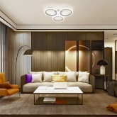 Светильник светодиодный управляемый накладной Feron AL5930 72W 3000K-6500K IP20 с пультом белый