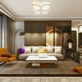 Светильник светодиодный управляемый накладной Feron AL5950 86W 3000K-6500K IP20 с пультом белый