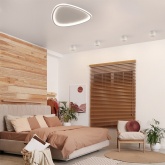 Светильник светодиодный управляемый накладной Feron AL5830 72W 3000K-6500K IP20 с пультом белый