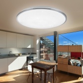 Светильник светодиодный ЭРА SPB-6 Chrome 60 70W 3000-6500K 4800Lm с пультом ДУ 490x66мм 584455