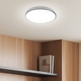 Светильник светодиодный ЭРА SPB-6 Chrome 60 70W 3000-6500K 4800Lm с пультом ДУ 490x66мм 584455