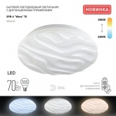 Светильник светодиодный ЭРА SPB-6 Wave 70, 70W 3000-6500K 5950Lm с пультом ДУ 490x81мм 741402
