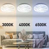 Светильник светодиодный ЭРА SPB-6 Wave 30, 30W 3000-6500K 2550Lm с пультом ДУ 390x81мм 741365