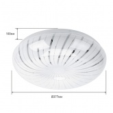 Светильник светодиодный ЭРА Классик SPB-6 Медуза 24-6,5K 24W 6500К 1850Lm (5056183722739)