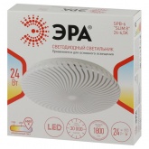 Светильник потолочный светодиодный ЭРА SPB-6 Slim8 24-6K 24Вт 6500K