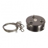 Подвес LD505 для накладных круглых светильников серии AL699/5000, длина 100см, серебро