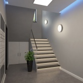 Светильник светодиодный Feron AL3020 в пластиковом корпусе 15W 6500K IP20 круглый белый