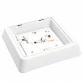 Светильник светодиодный Feron AL3021 в пластиковом корпусе 10W 6500K IP20 квадрат белый