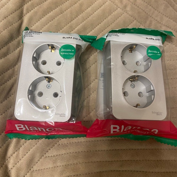 Электрическая внешняя алюминий розетка Систем двойная силовая 16А электросети 220В IP20 открытой установки на стену