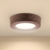 Светильник светодиодный TDM накладной круг Даунлайт СПО 6 Вт 3000K (венге) 120х32мм