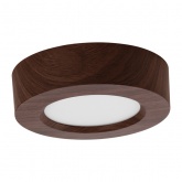 Светильник светодиодный TDM накладной круг Даунлайт СПО 6 Вт 3000K (венге) 120х32мм