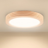 Светильник светодиодный TDM накладной круг Даунлайт СПО 18 Вт 3000K (сосна) 225х32мм