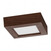 Светильник светодиодный TDM накладной квадрат Даунлайт СПО 6 Вт 3000К (венге) 120х120х32мм