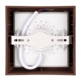 Светильник светодиодный TDM накладной квадрат Даунлайт СПО 6 Вт 3000К (венге) 120х120х32мм