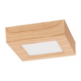 Светильник светодиодный TDM накладной квадрат Даунлайт СПО 6 Вт 3000K (сосна) 120х120х32мм