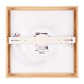 Светильник светодиодный TDM накладной квадрат Даунлайт СПО 18 Вт 3000K (сосна) 225х225х32мм